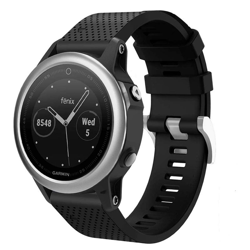 SKEIDO 20mm Soft Silicone Replacement Strap Compatible with Garmin Fenix 5S – Sport Watch Band Bracelet - Image 1