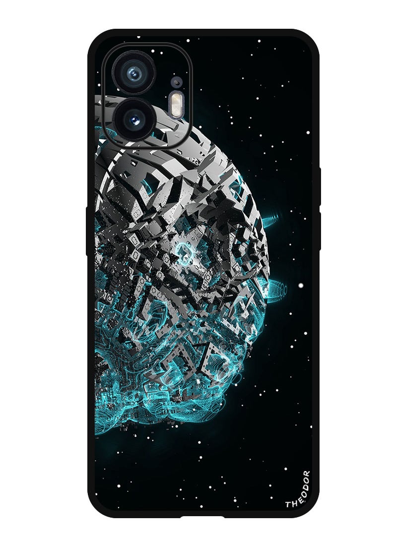 Protective Case Anti Scratch Shock Proof Bumper Cover For Nothing Phone (2) spaceship_scifi_space