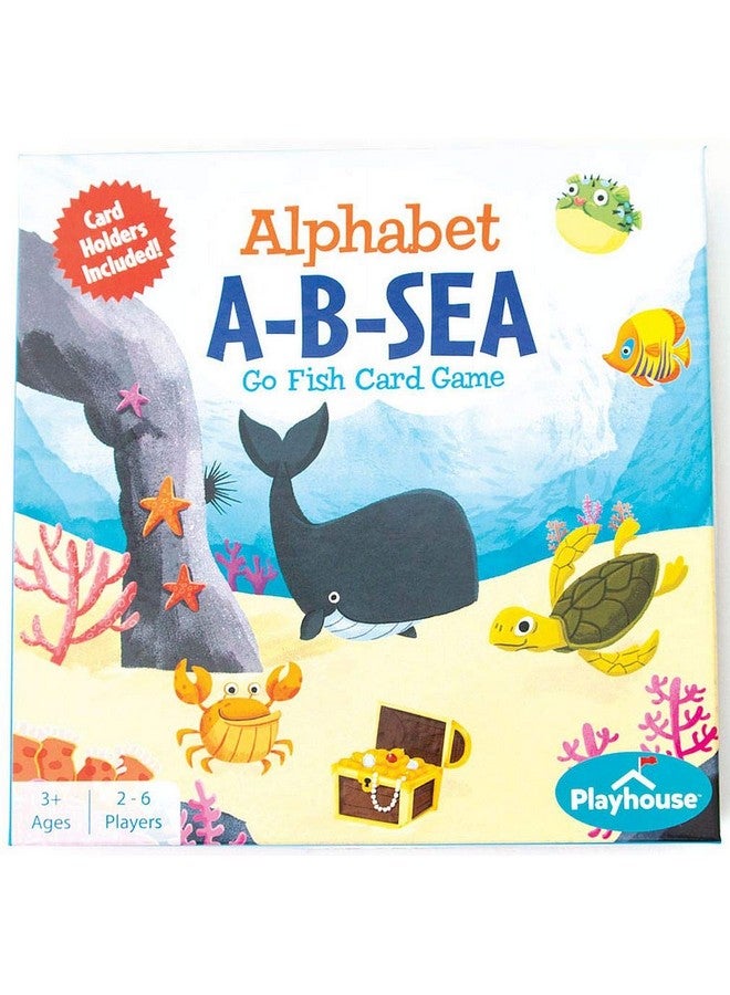 Playhouse بيت اللعب A-B-Sea الحياة اذهب لصيد السمك! لعبة بطاقات رياض الأطفال مع حاملي بطاقات على شكل سمكة - Image 1