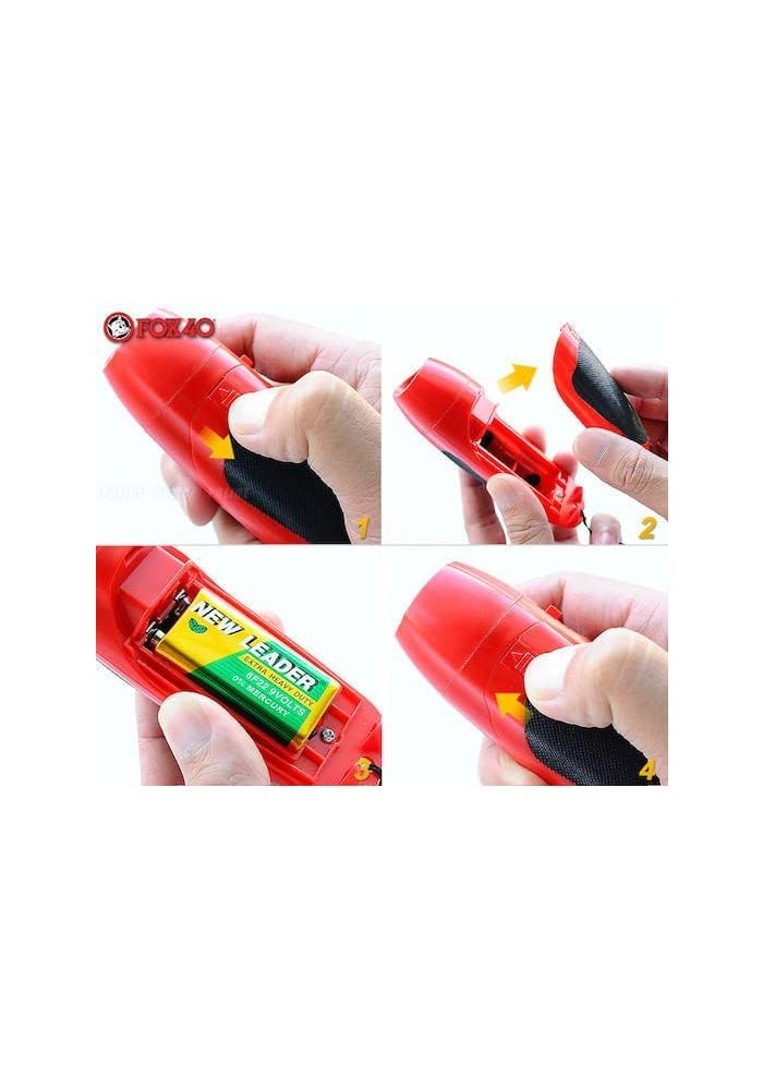 Fox 40 Electronic Whistle with 3 Tones - Durable Plastic Design, Black - Image 4