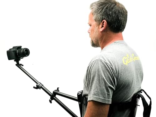 Glide Gear SNC 100 Snorricam Rig – for DSLR, Smartphone – Chest Mount, 3ft Arm, 3.3lb Payload, Lightweight Aluminum Harness - Image 2