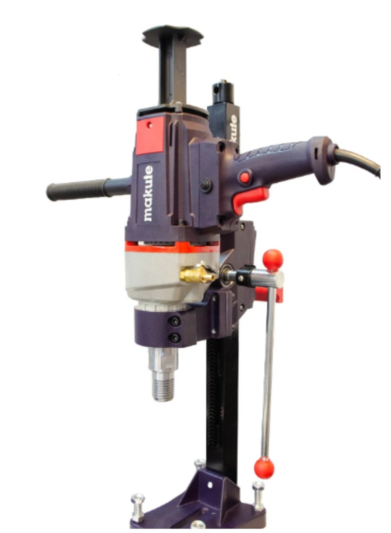 makute 2600W Diamond Core Drilling Machine  with 240V 360 degrees Multi Direction Handle and 1400rpm for Both Dry  and Wet Drilling Task (DC001-Y) - Image 1