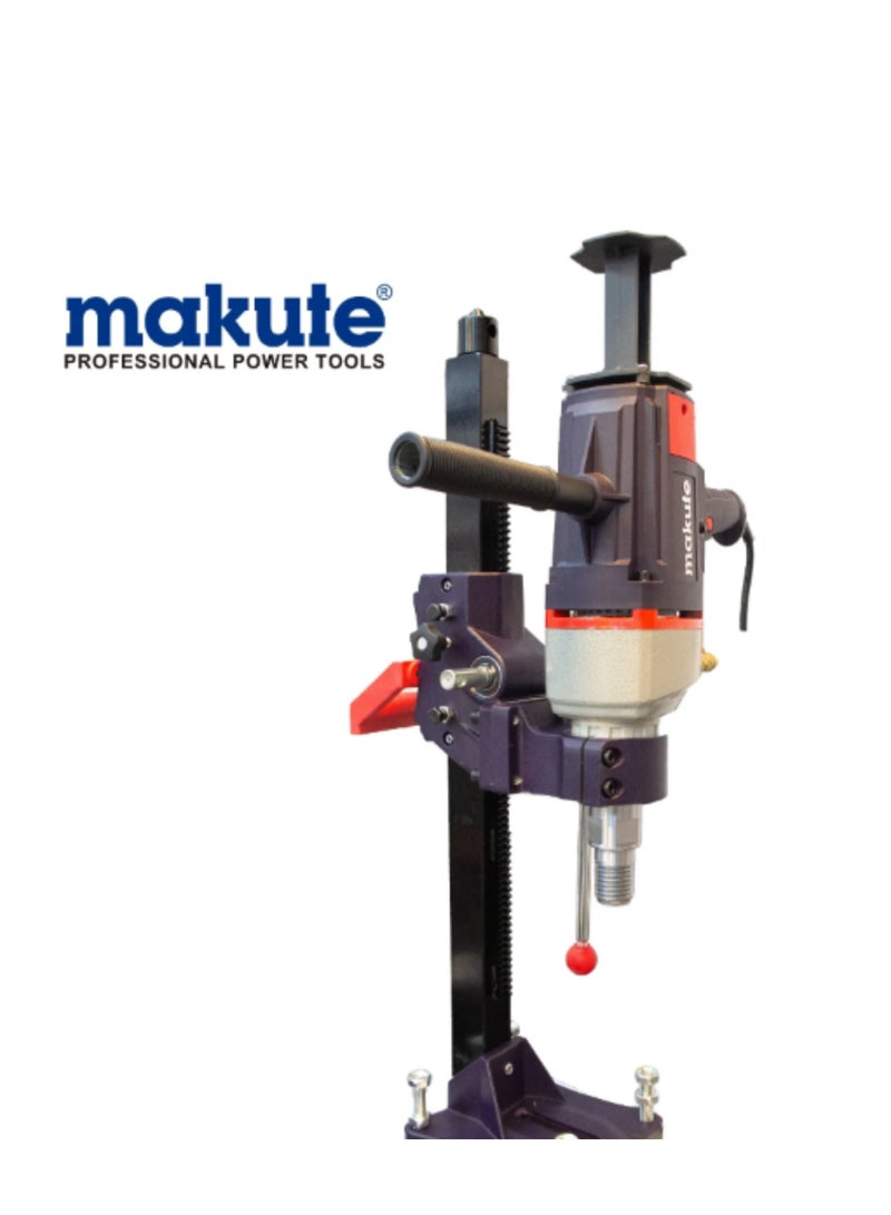 makute 2600W Diamond Core Drilling Machine  with 240V 360 degrees Multi Direction Handle and 1400rpm for Both Dry  and Wet Drilling Task (DC001-Y) - Image 2