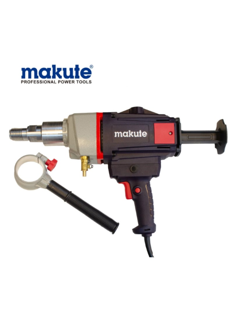 makute 2600W Diamond Core Drilling Machine  with 240V 360 degrees Multi Direction Handle and 1400rpm for Both Dry  and Wet Drilling Task (DC001-Y) - Image 4