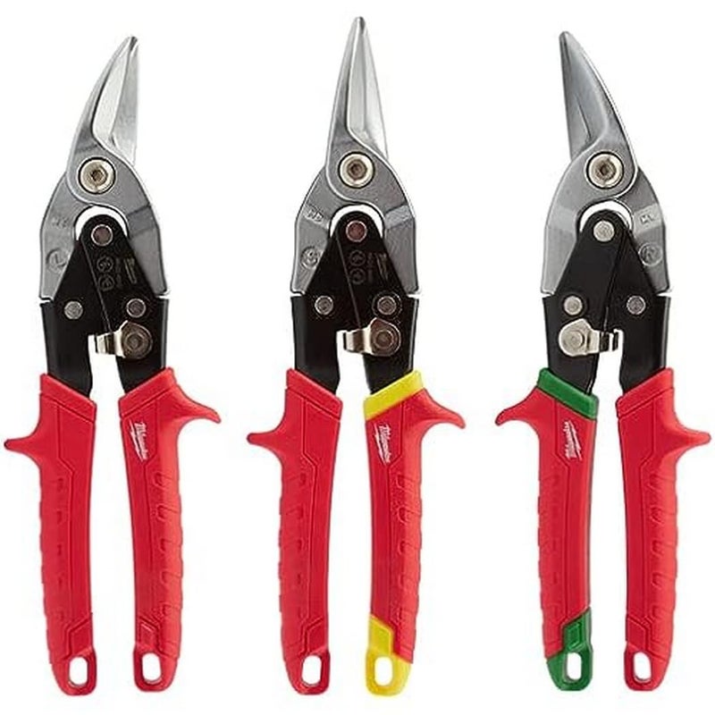 Milwaukee 3-Pc Aviation Snips (Left  Right  Straight) Set - Image 1