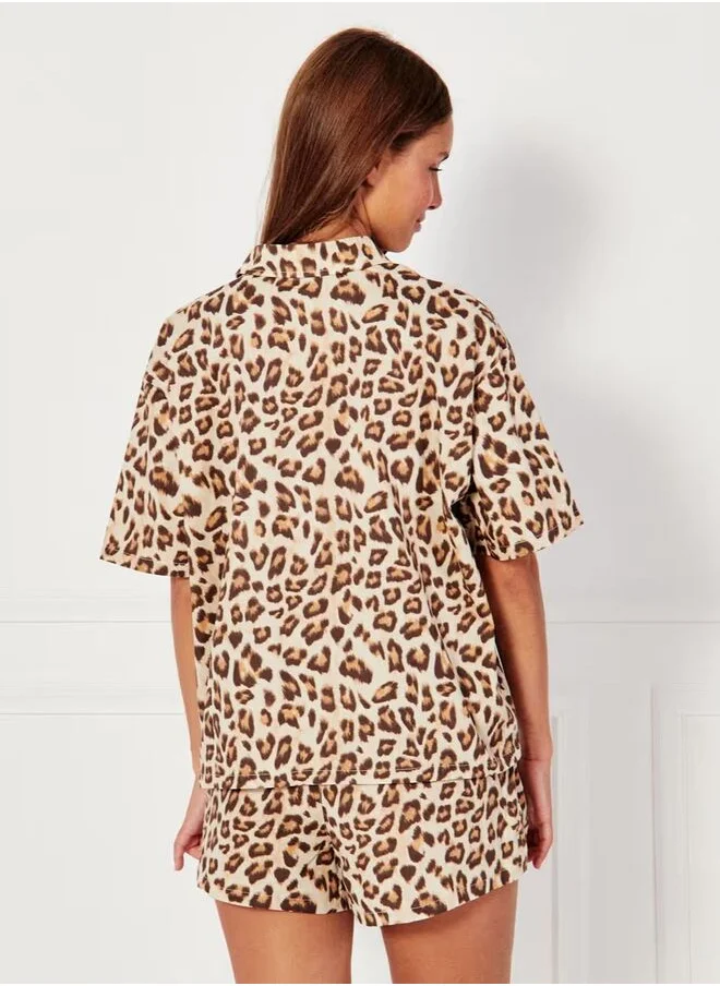 UNDIZ Leopard print shorts