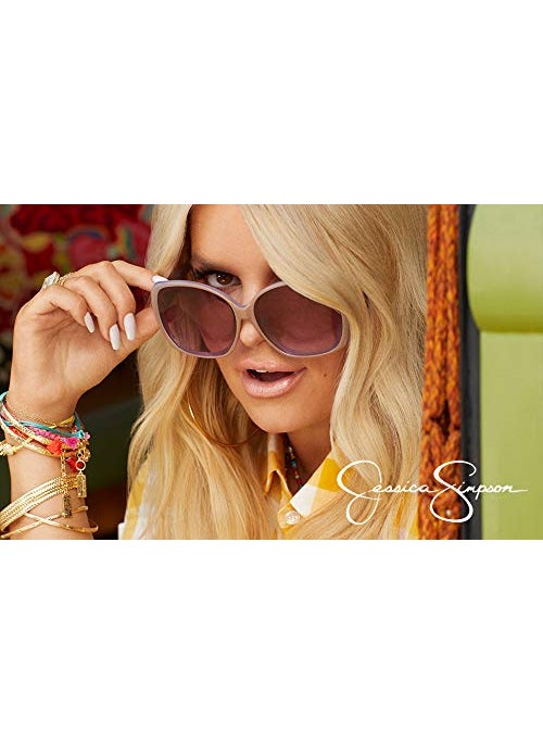 Jessica Simpson Jessica Simpson Women's J5839 Oversized Butterfly Sunglasses with UV400 Protection - Glamorous Sunglasses for Women, 60mm  - Image 5
