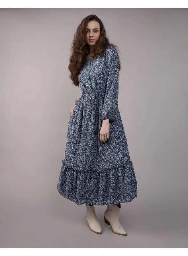 American Eagle Floral Print Midi Dress