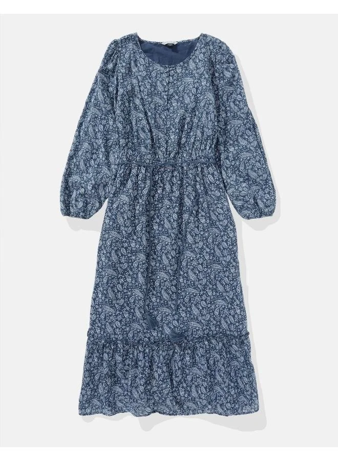 American Eagle Floral Print Midi Dress