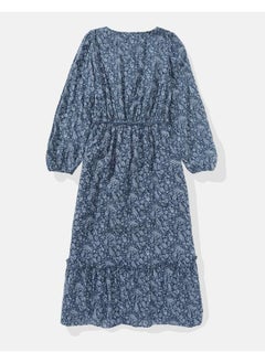 American Eagle AE Long-Sleeve Button-Up Midi Dress  - Image 4