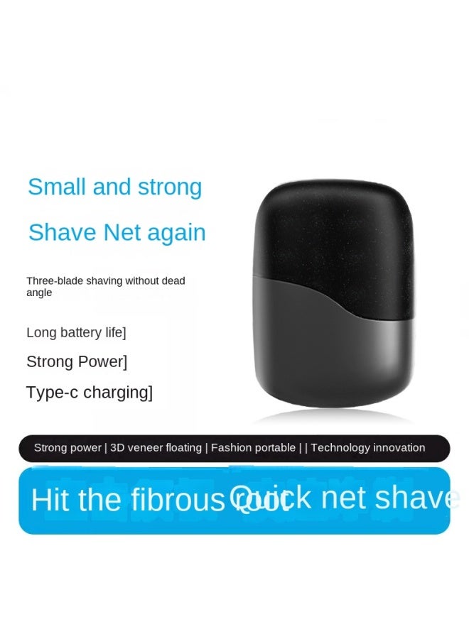 PORTABLE Men's Shaver Reciprocating Head Fully Washable Travel Beard Trimmer Electric Shaver - Image 3