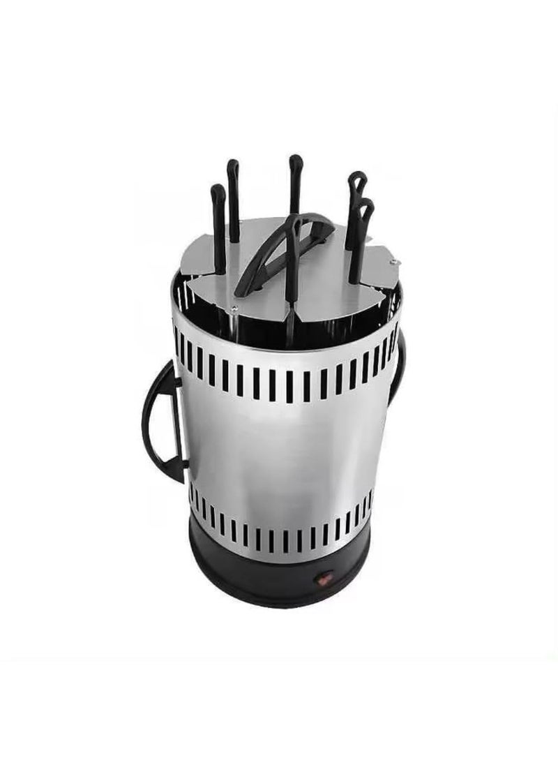 AJARVAR AJARVAR Barbecue Grill Stove Vertical Rotating Rotisserie Grills 360 Degree Rotating Barbecue Stove Kebab Grill Machine Smoke Free Suitable for Outdoor Travel Hiking Camping PartyPO3  - Image 5