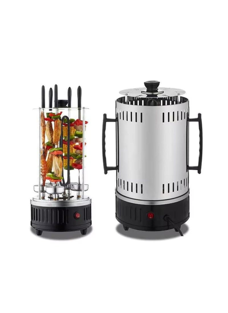 AJARVAR AJARVAR Barbecue Grill Stove Vertical Rotating Rotisserie Grills 360 Degree Rotating Barbecue Stove Kebab Grill Machine Smoke Free Suitable for Outdoor Travel Hiking Camping PartyPO3  - Image 3