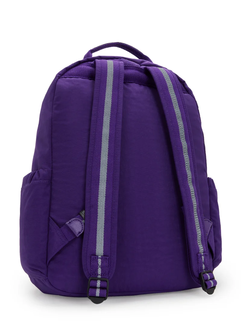 Kipling Classic Seoul Kids School Large Backpack with Tablet Protection, 15-inch, 27L, 0.65kg, Bottle holder - VIP Purple