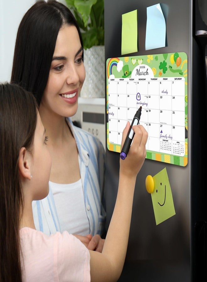 windrio 2026 Magnetic Calendar for Refrigerator 24 Month 13 x 11.4 Inch from January 2026 to December 2027, Fridge Wall Monthly Magnet Calendar Planner, Season and Holidays Decor for Home Easy Organizing - Image 3