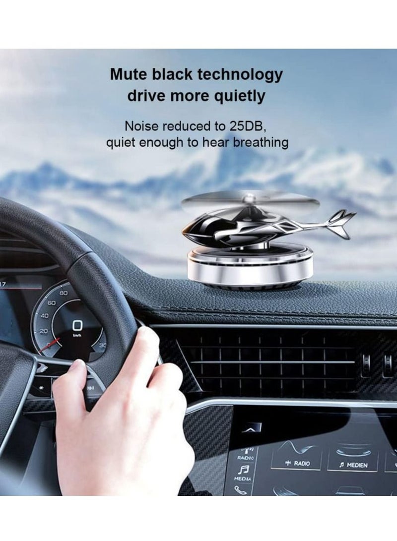 Air Freshener Car Fragrance Diffuser Ornament Helicopter-shaped Solar Powered Car Aromatherapy Decoration Interior Accessories Diffuser for Car and Home - Image 3