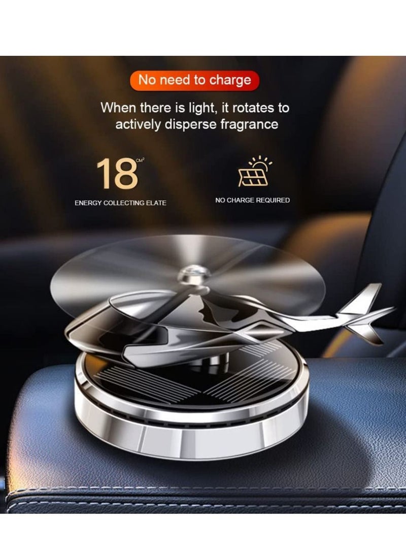 Air Freshener Car Fragrance Diffuser Ornament Helicopter-shaped Solar Powered Car Aromatherapy Decoration Interior Accessories Diffuser for Car and Home - Image 2