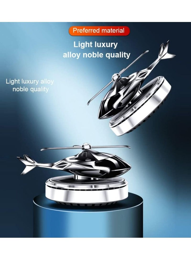 Air Freshener Car Fragrance Diffuser Ornament Helicopter-shaped Solar Powered Car Aromatherapy Decoration Interior Accessories Diffuser for Car and Home - Image 5