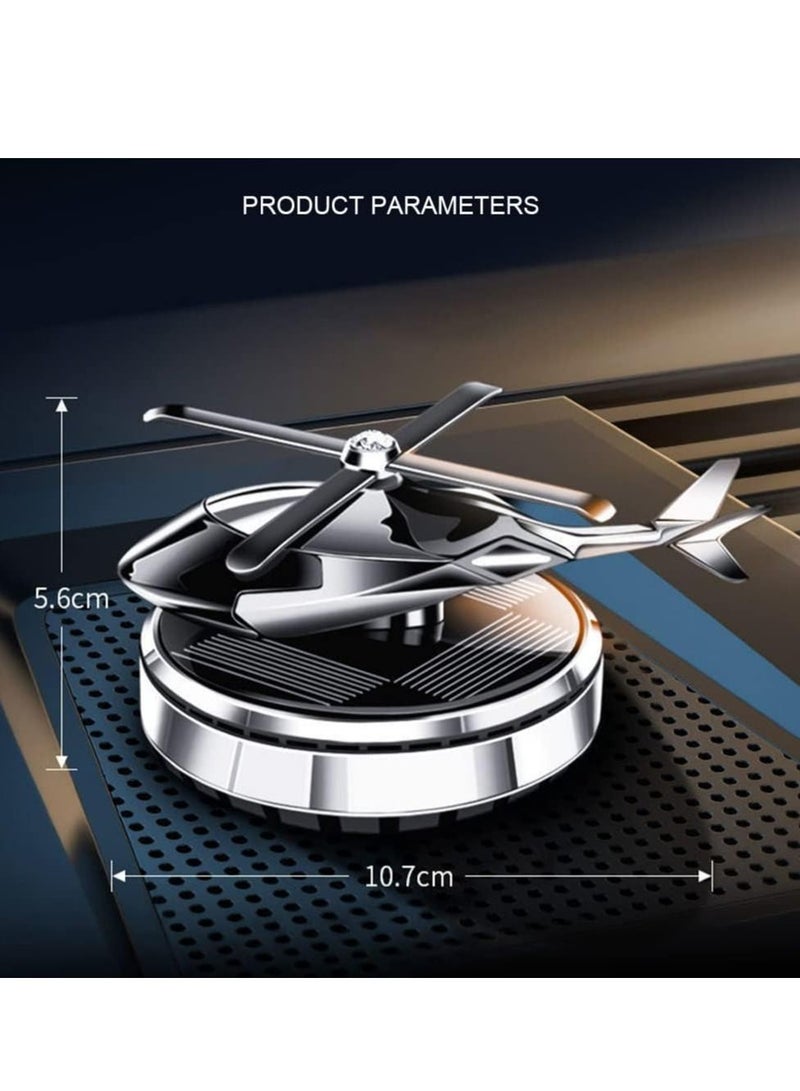 Air Freshener Car Fragrance Diffuser Ornament Helicopter-shaped Solar Powered Car Aromatherapy Decoration Interior Accessories Diffuser for Car and Home - Image 4