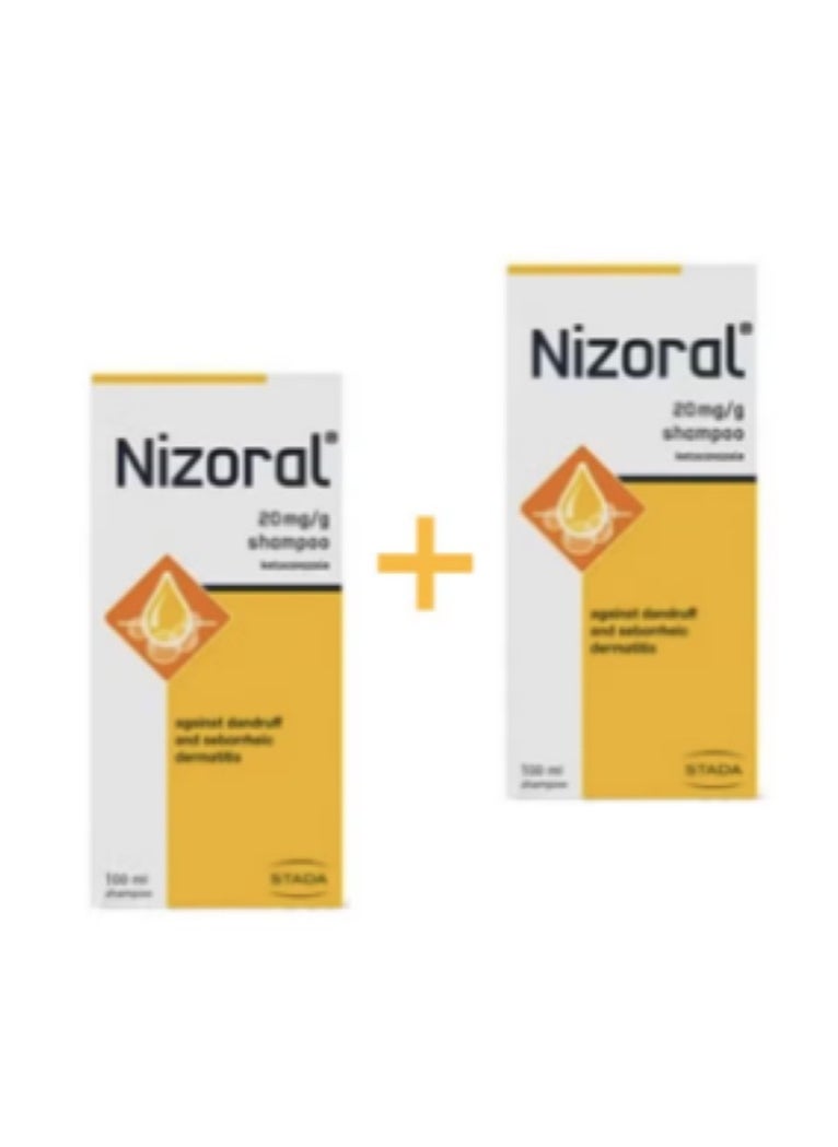 Nizoral - Shampoo Against dandruff and Dermatitis 100ml (2 Pieces) - Image 1