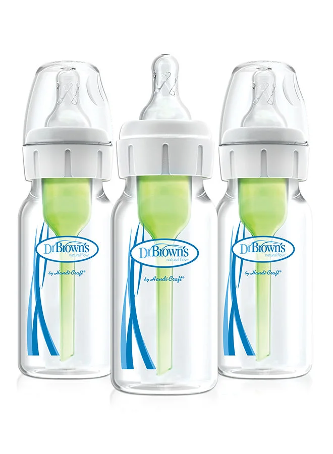 Dr. Brown’s PP Narrow Options And Bottle, Pack of 3, 4 oz/120 ml