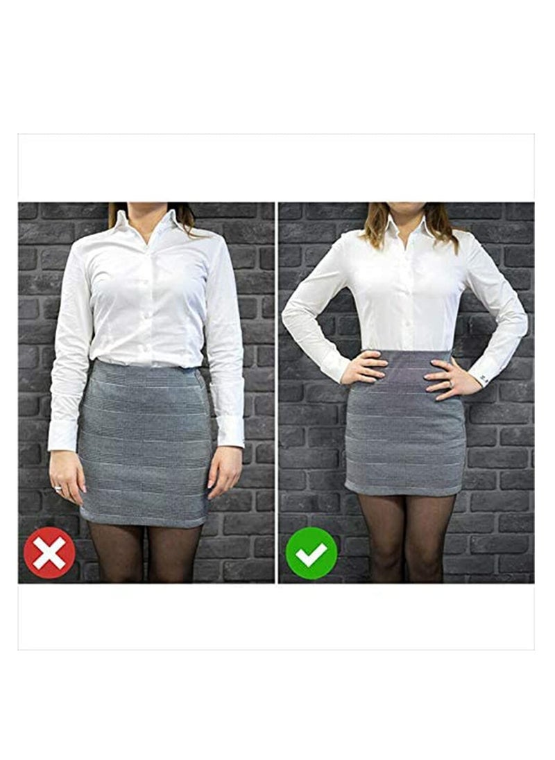 SYOSI - Upgrade Men Shirt Stays Shirt Lock Belt Adjustable Elastic Shirt Holder Keeps Shirt Tucked in for Police Military - Image 1