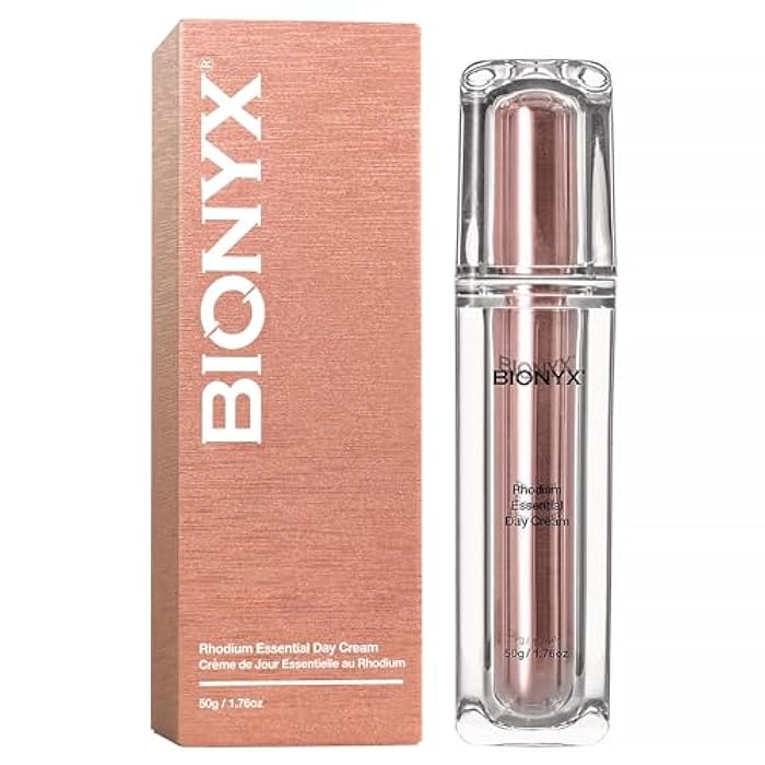 Bionyx Rhodium Essential Day Cream for Women - Contains Colloidal Platinum and Shea Butter - Hydrating Face Moisturizer for All Skin Types - 1.76 Fl. Oz. - Image 1
