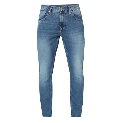 Spykar Men's Kano Slim Fit Mid-Rise Casual Jeans Light Blue - Image 3