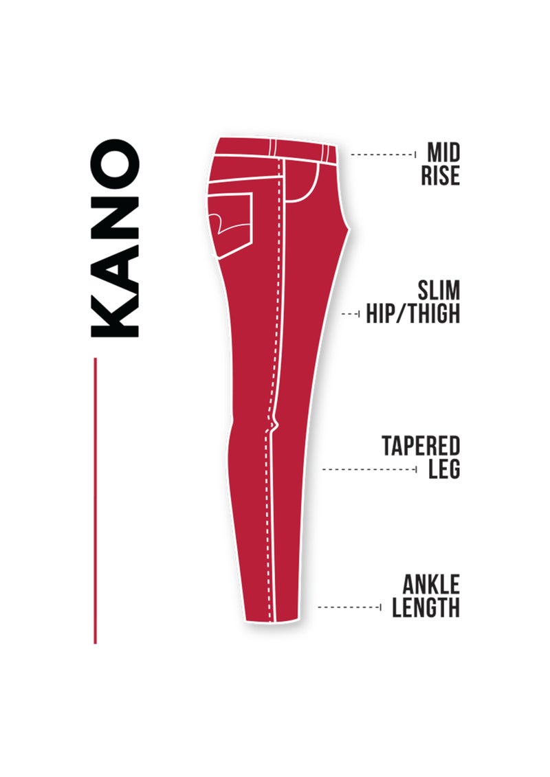 Spykar Men's Kano Slim Fit Mid-Rise Casual Jeans Light Blue - Image 5