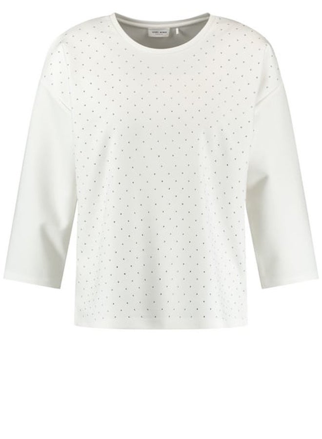 GERRY WEBER 3/4-sleeve top with decorative beads  - Image 1