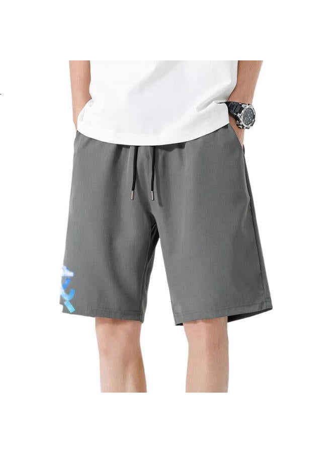 Warrior Quick-Dry Shorts For Men, Summer Style, Youth Basketball Sports, Ice Silk Thin, Men'S Running Five-Point Shorts, Trendy - Image 3