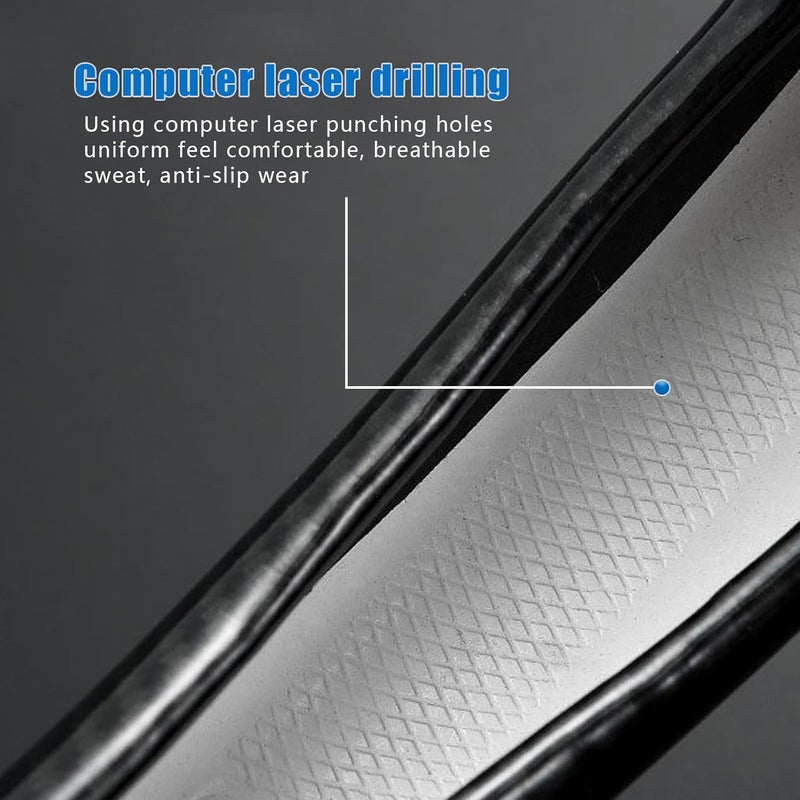 gunhunt Carbon Fiber Non-Slip Steering Wheel Cover - D-Shaped - Image 5