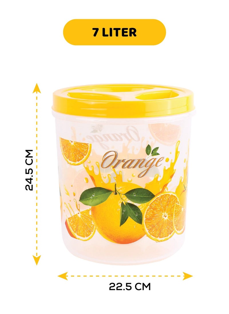 Food Storage Containers For Cereal Flour Sugar And Spices Pack Of 2 7L 5L