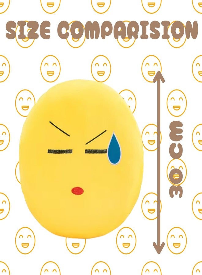 TechMax Solution لعبة وسادة قطيفة لطيفة من TechMax Solution، بتصميم وجه مبتسم. - Image 3