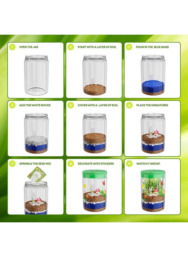 دان آند دارسى - مجموعة Terrarium المضيئة للأطفال - مجموعات العلوم الجذعية - هدايا للأطفال - ألعاب تعليمية للأطفال للأولاد والبنات - أفكار مشاريع الحرف اليدوية للأعمار من 6 إلى 7 سنوات من 8 إلى 12 عامًا - Image 1