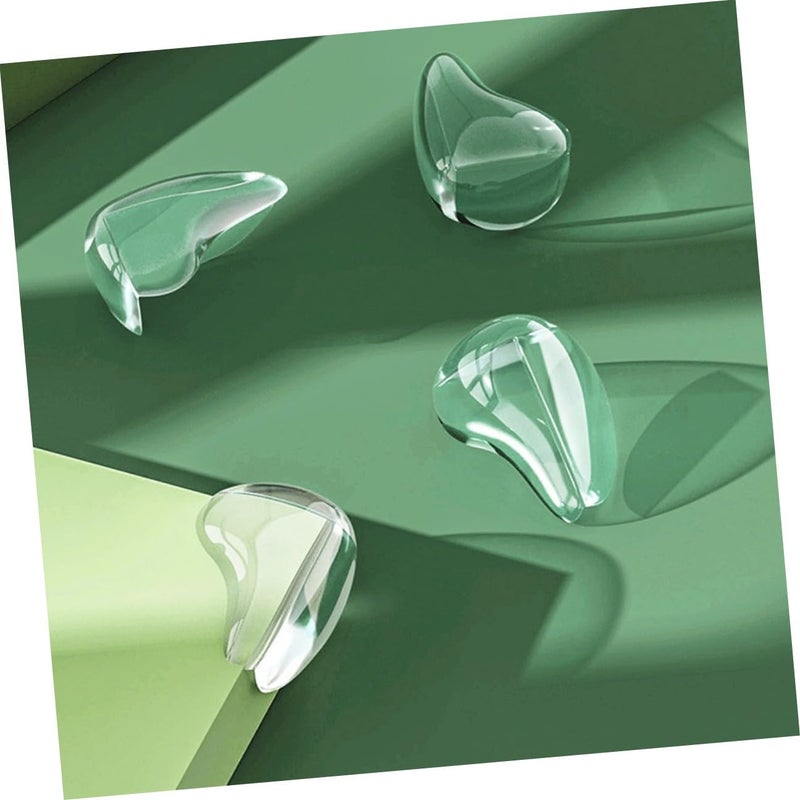 20 Pcs Clear Corner Protectors for Furniture Glass Desk Edges Safety Bumpers Easy Install - Image 3