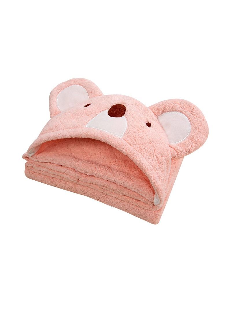 With Hood Coral Fleece Cloaks Bath Towels