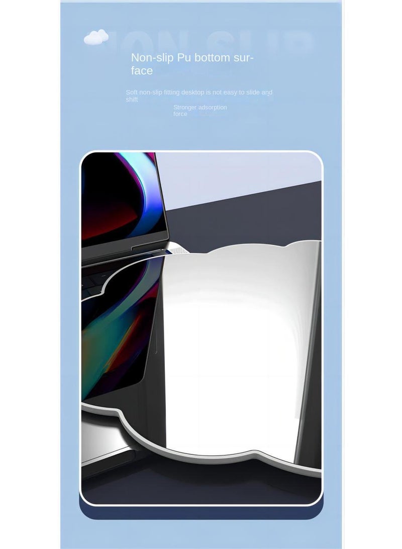 Y&D 3-Piece Office Keyboard Cloud Wrist Rest And High Density Memory Silicone Non Slip Base Mouse Pad - Image 4