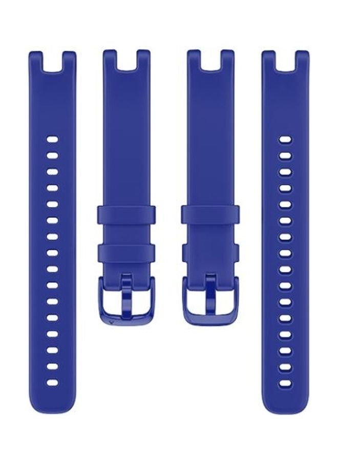 NIBEMINENT Silicone Replacement Strap Watchband for Garmin Lily Dark Blue - Image 2