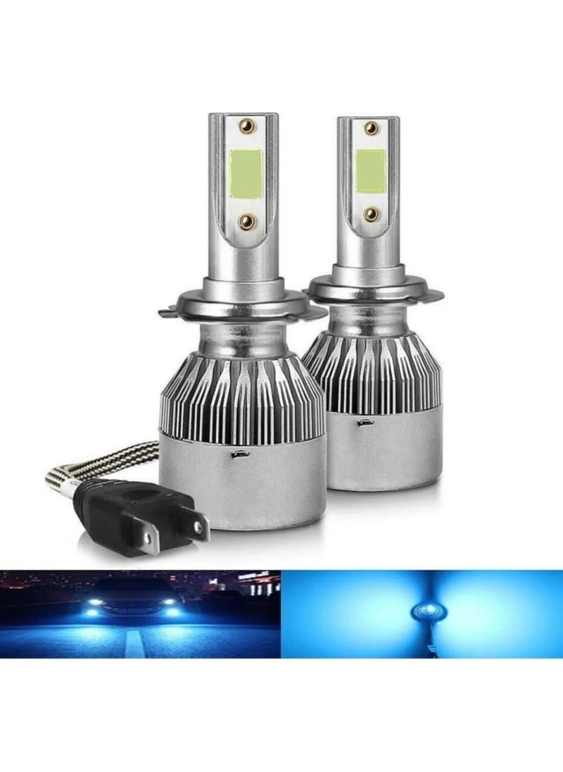 Tiger Marketing H7 Ice Blue Color LED Xenon Headlight Led LED Xenon Headlight Bulb Ledxenon  - Image 1
