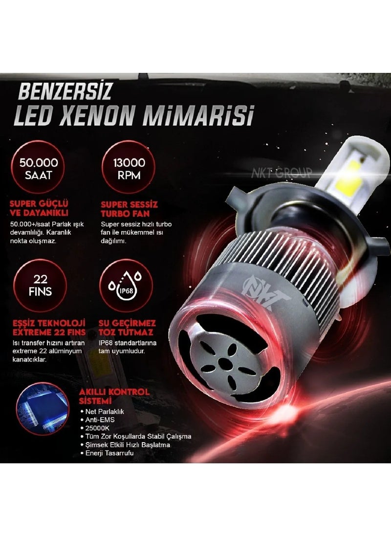 Tiger Marketing H7 Ice Blue Color LED Xenon Headlight Led LED Xenon Headlight Bulb Ledxenon  - Image 3
