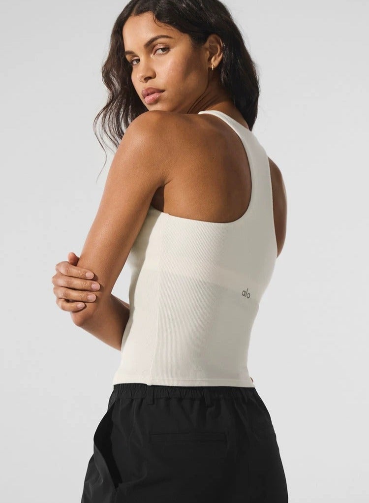 alo yoga skin-friendly sleeveless yoga sports vest - Image 2