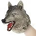 Gemini&Genius GeminiGenius Animal Hand Puppet for Kids Soft Rubber Realistic Action Figure Role Play ToysWolf - Image 2
