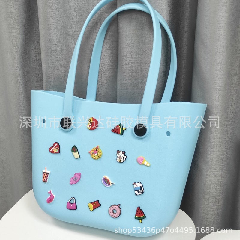 Selling Eva Beach Bag Diy Cartoon Buckle Cute Creative Hole Bag Fashion Outdoor Bag - Image 5