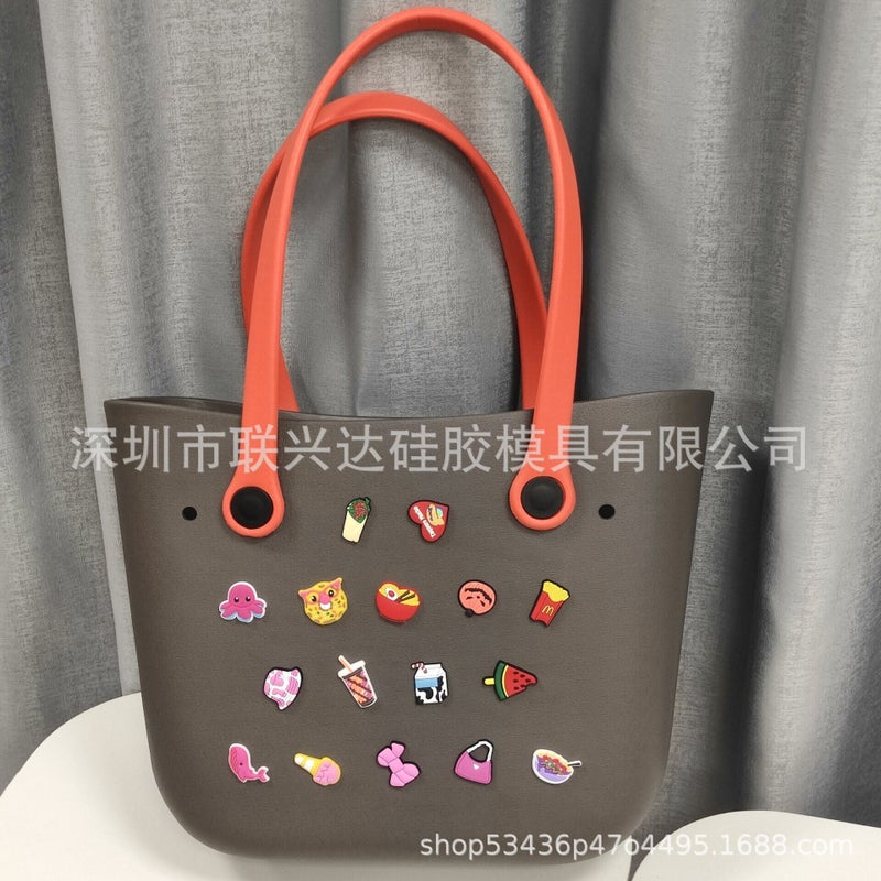 Selling Eva Beach Bag Diy Cartoon Buckle Cute Creative Hole Bag Fashion Outdoor Bag - Image 4