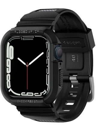 سوار ساعة Apple Rugged Armor Pro مع حافظة للسلسلة 9 /8 /7 (41 ملم) والسلسلة 6/SE/5/4 (40 ملم) - أسود - pzsku/Z8F0A88CC507B4B9D6826Z/45/_/1642146852/db2a96b5-ee85-4941-9e5f-5f27e3d12b16
