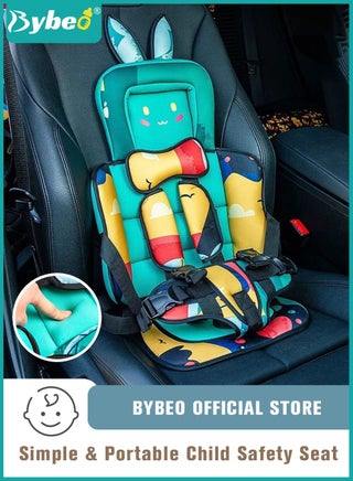 Bybeo Auto Child Safety Seat Simple Car Portable Seat Belt