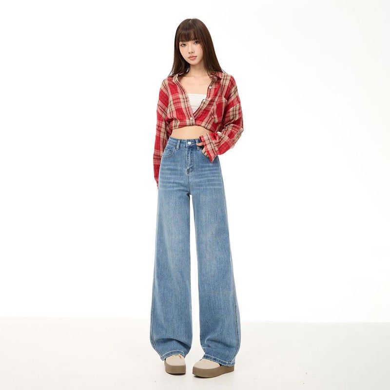 Unisex Classic Denim Jeans Loose Fit Daily Outdoor Wear - Image 4