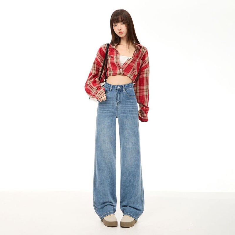 Unisex Classic Denim Jeans Loose Fit Daily Outdoor Wear - Image 2