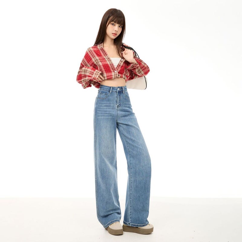 Unisex Classic Denim Jeans Loose Fit Daily Outdoor Wear - Image 5